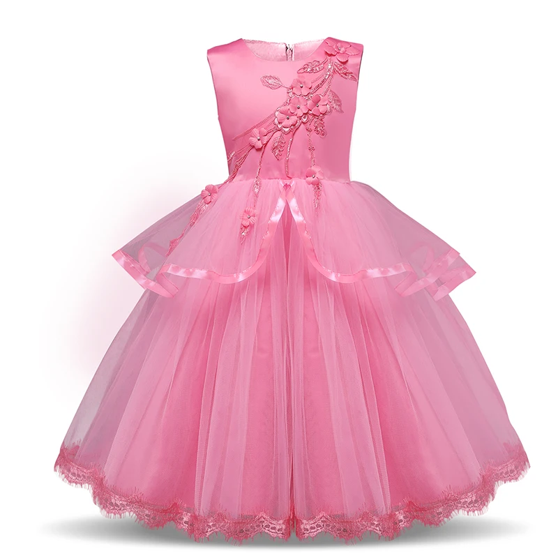 

Kids Dresses for Girls New Years Costume Christmas Party Ball Dress Wedding Tulle Girl Dress Princess Gown Teen Children Clothes
