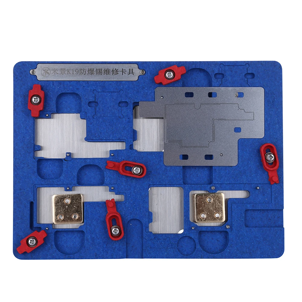 

Logic Board Fixture Holder for iPhone X Motherboard IC Chip Planting Tin Repair Tools