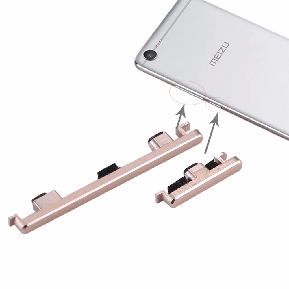 Замена боковых клавиш iPartsBuy для Meizu Meilan E2