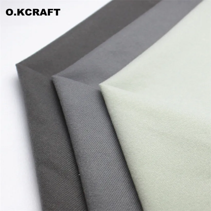 

Half Meter Grey Solid Color Fleece Fabric Plush Fleece Cloth for Doll Pillow Sewing Velvet Fleece Loop Fabrics Tissu Felt