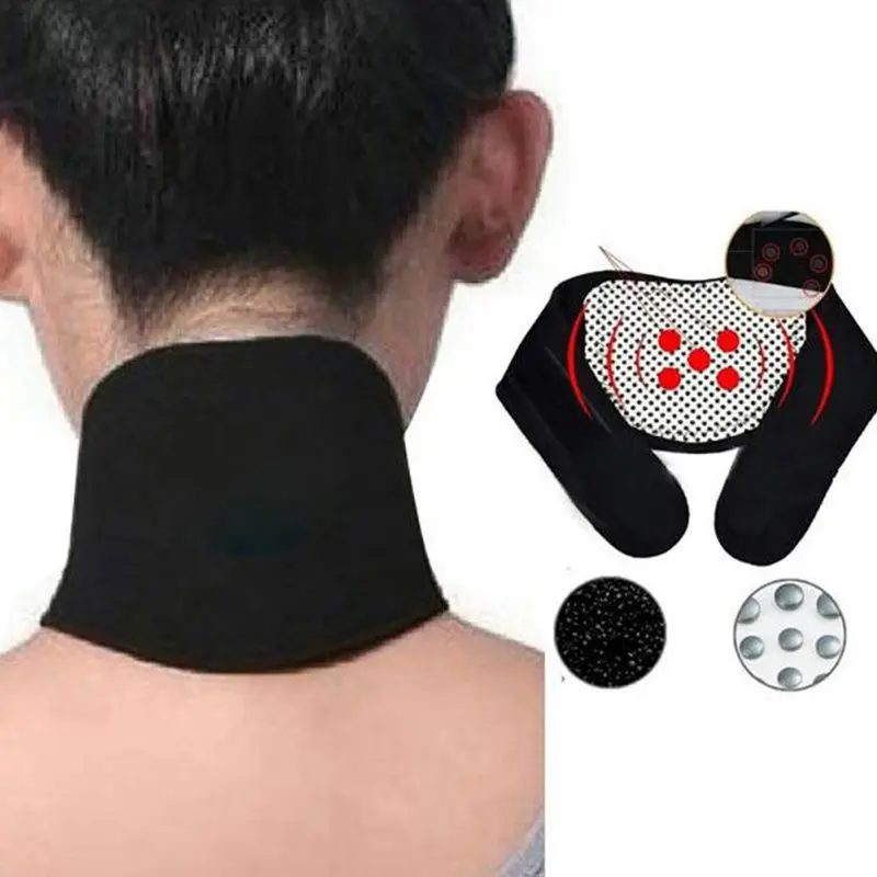 

Support Cervical Vertebra Protection Spontaneous Self Heating Tourmaline Neck Guard Support Self-heating Brace Sports Safety