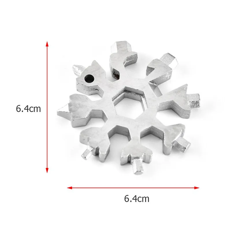 Инструмент повседневного ношения 18-в-1 набор Снежинка мульти инструмент карта Комбинации компактный многофункциональный отвертка Нержавеющая сталь Мульти-инструмент usb гаджет