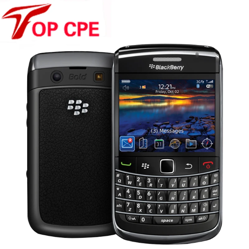 

9780 Original Phone Blackberry 9780 Unlocked Mobile Phones Wifi GPS Bluetooth 3G 5MP Camera 2.4'' 480x360 Screen Free Shipping