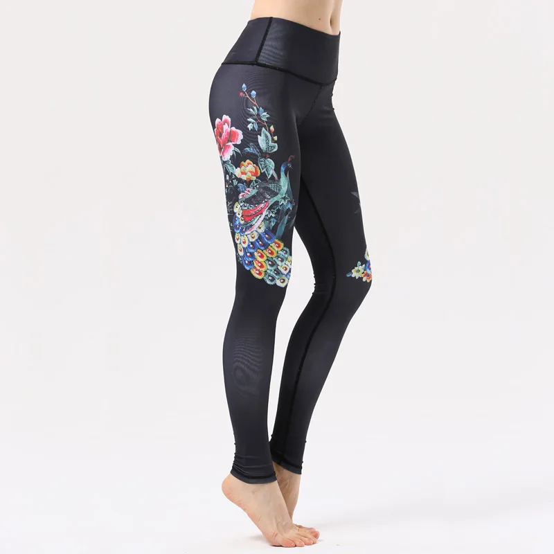 Женские спортивные штаны с высокой талией, марлевые Леггинсы для йоги, шагающие на ноги, красивые S-XL для фитнеса и бега