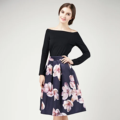 Aliexpress.com : Buy Flower Skirts Autumn Women's Skirt Trendy Skirts ...