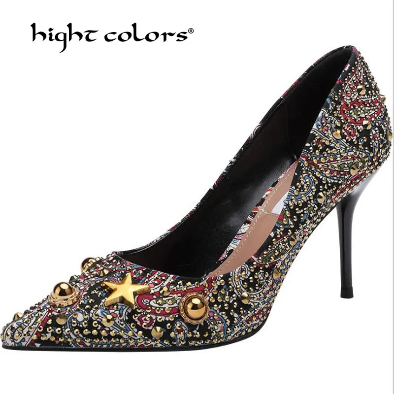 

New 2019 Women Pumps Fashion High Heels Shoes Women Black Pink Shoes Women Bridal Wedding Shoes Women Shoes Size 35-38 Ph151-7