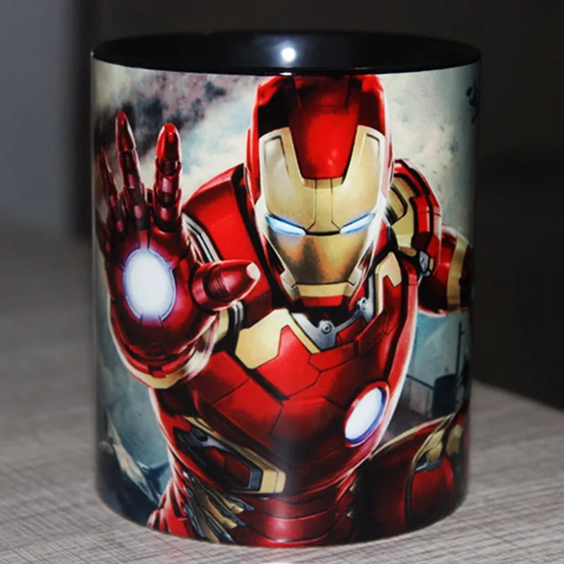 

Iron Man Cups And Mugs 350ml Marvel Mug Avengers Superhero Ceramics Coffee Cup Xmas Gift