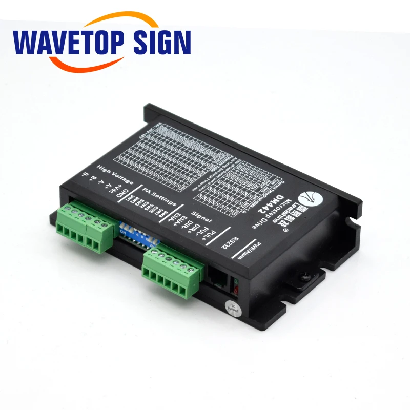 WaveTopSign Leadshine 2 фазный Драйвер шагового двигателя DM442 напряжение 20~ 40VDC ток 1,0~ 4.2A