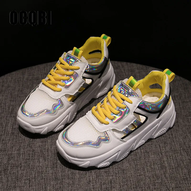 

Hot Sale For Woman Casual Shoes Breathable Sneakers New Fashion Non-slip Round Toe Mesh Cross-Tied Flats Sneakers Females Shoes
