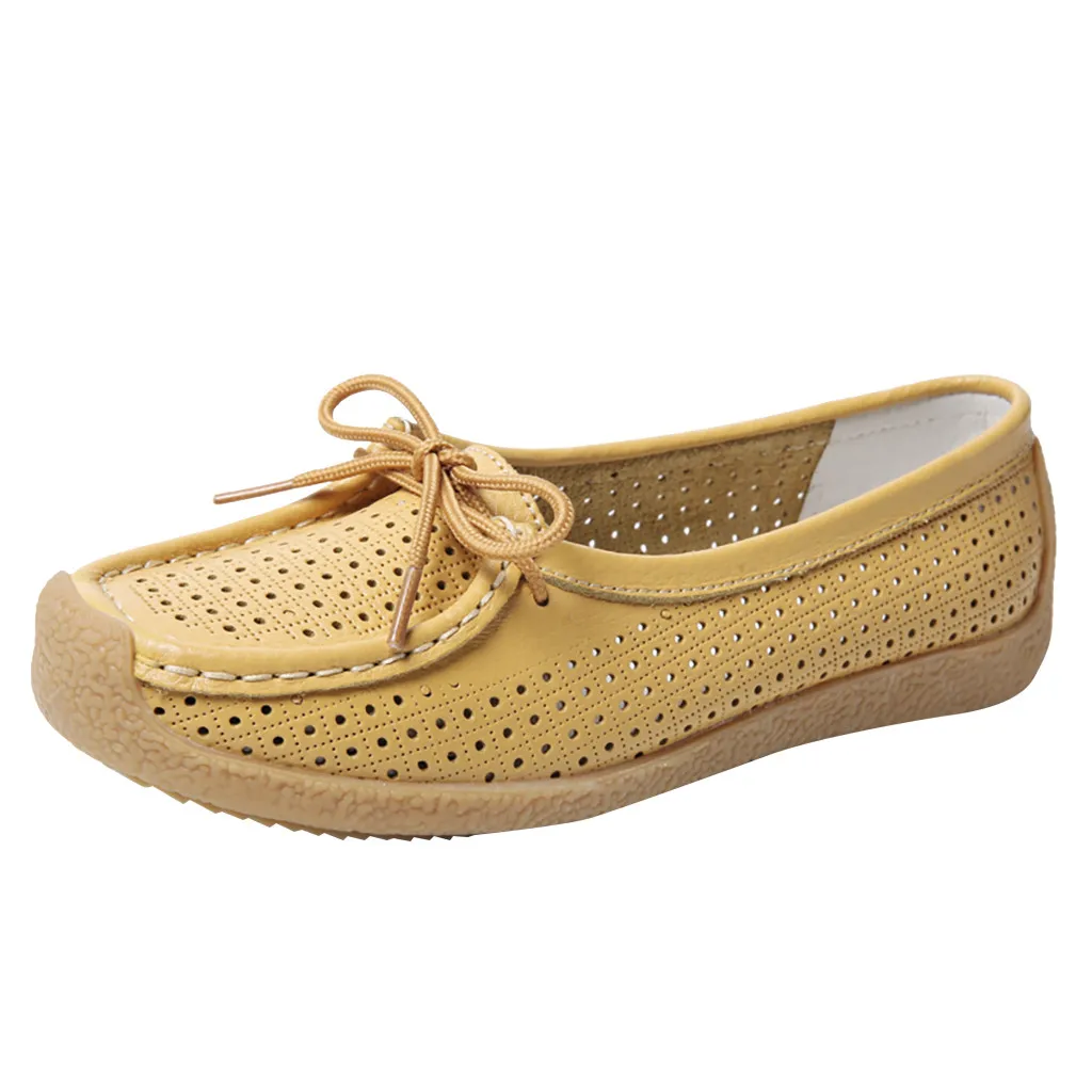 Удобные повседневные туфли лодочки с бантом большие размеры chaussures femme