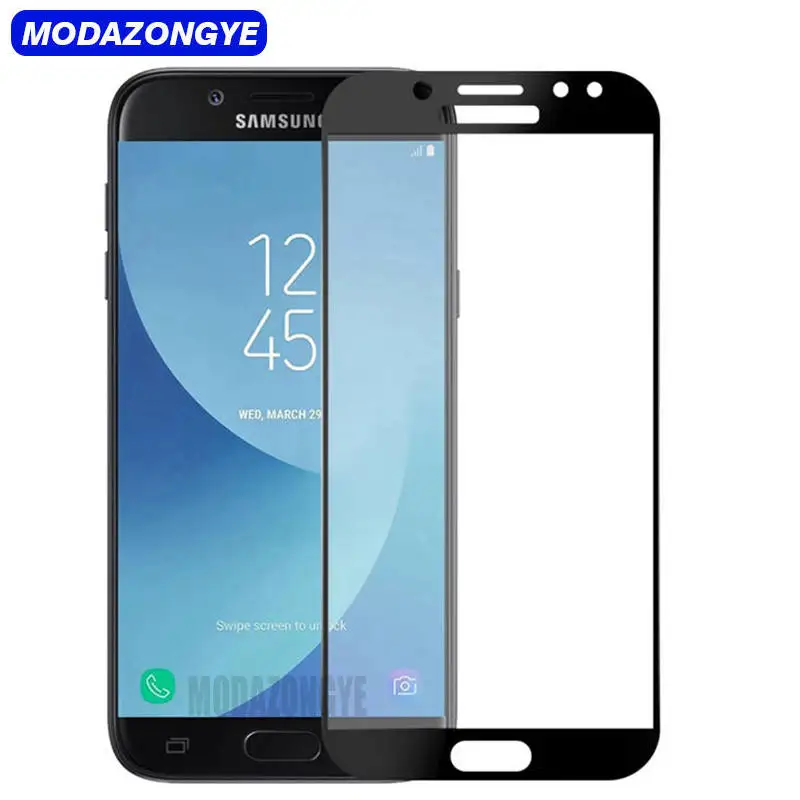 Защита экрана для Samsung J7 2017 закаленное стекло Galaxy Pro J730F зеркальная