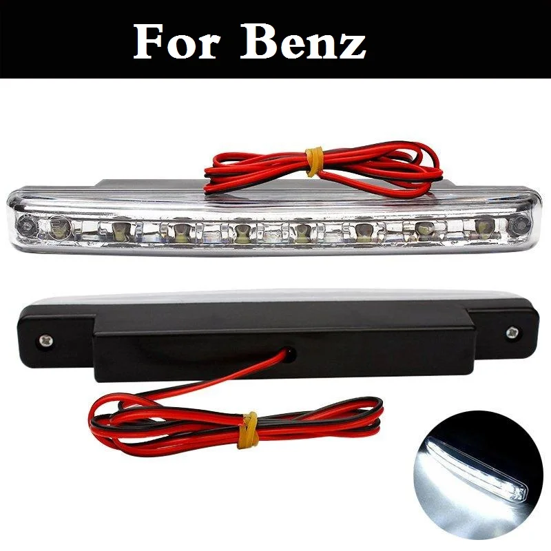 New 2017 8 LED Car Daytime Running Lights DRL 12V Fog Lamp DC For Benz Amg A B E C S Glass Cla Gla Cls Gle Glc A45 C63s | Автомобили и