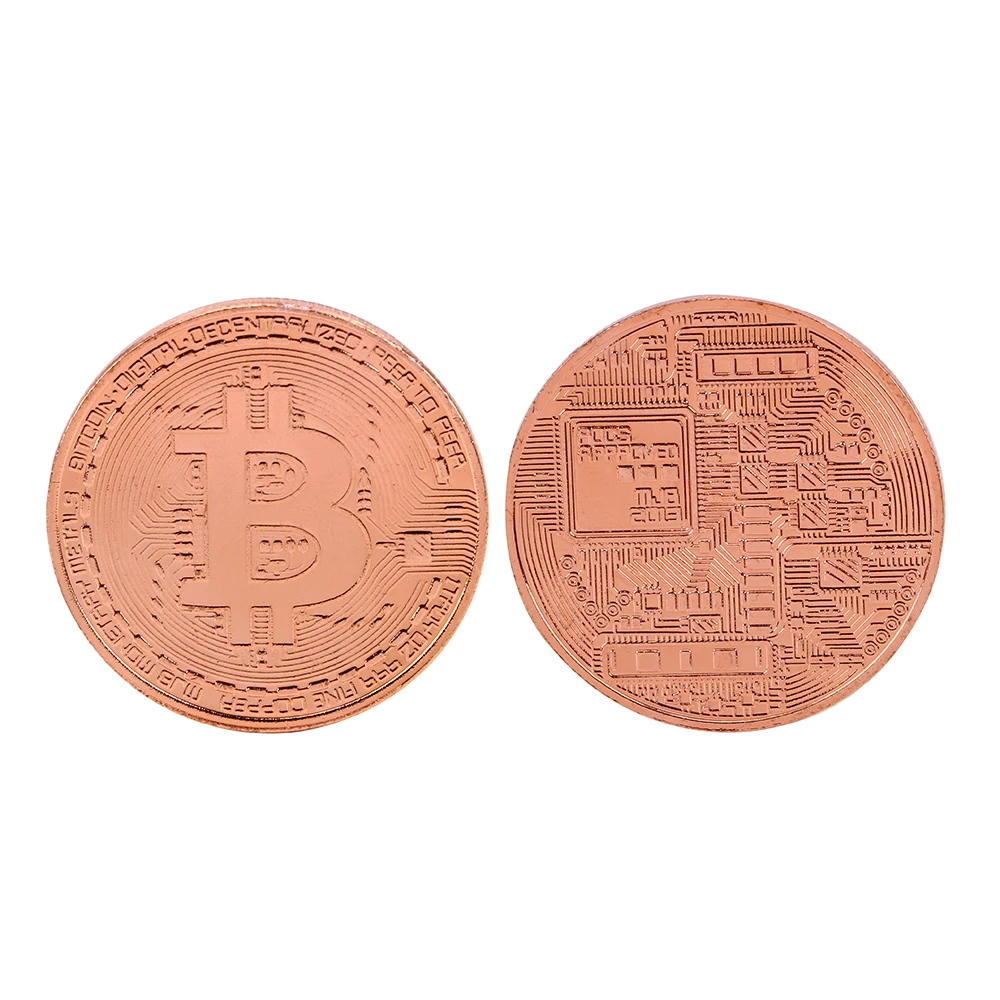 NICEYARD 1 шт. золотые памятные монеты физическая позолоченная монета Биткоин антикварная имитация коллекционного искусства BTC металл