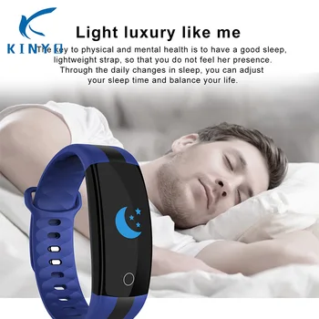

Touch Screen Smart Fitness Bracelet Watch Blood Pressure Meter Tracking Monitor smart band wristband Support Android IOS Phone
