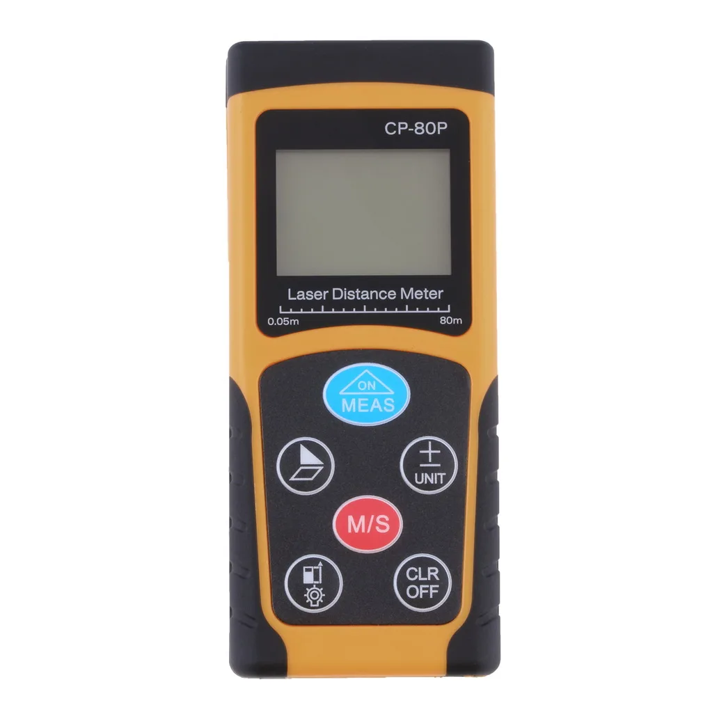 

80M/262ft Digital LCD Laser Distance Meter Range Finder Measure Diastimeter