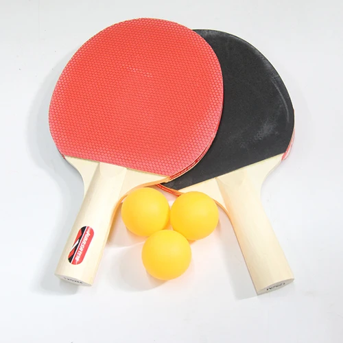 1 زوج مضارب تنس الطاولة مزدوجة البثور في مضرب بينغ بونغ مضارب التنس تدريب الطلاب مع 3 كرات شحن 1 زوج مضارب تنس الطاولة مزدوجة البثور في مضرب بينغ بونغ مضارب التنس تدريب الطلاب مع 3 كرات شحن