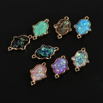 

New product 20pcs/lot Double hanging irregular shape alloy material charms diy jewelry earrings/necklace pendants accessory