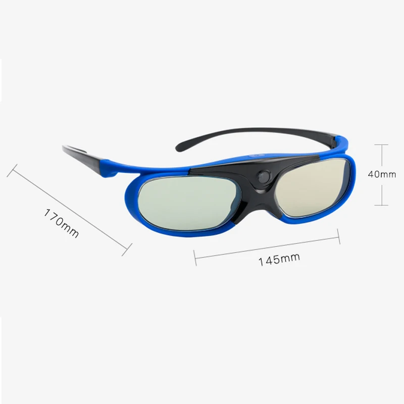 6 шт. активный затвор 96-144 Гц, перезаряжаемые 3D очки для Optama/acer/BenQ/ViewSonic/Sharp/Dell очки-проектор DLP 3D готов