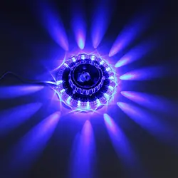 Jiguoor НЛО Портативный лазерной света этапа 8 Вт RGB 48leds звуковая активация Подсолнечник светодиодное освещение бра для ktv DJ свадьбу