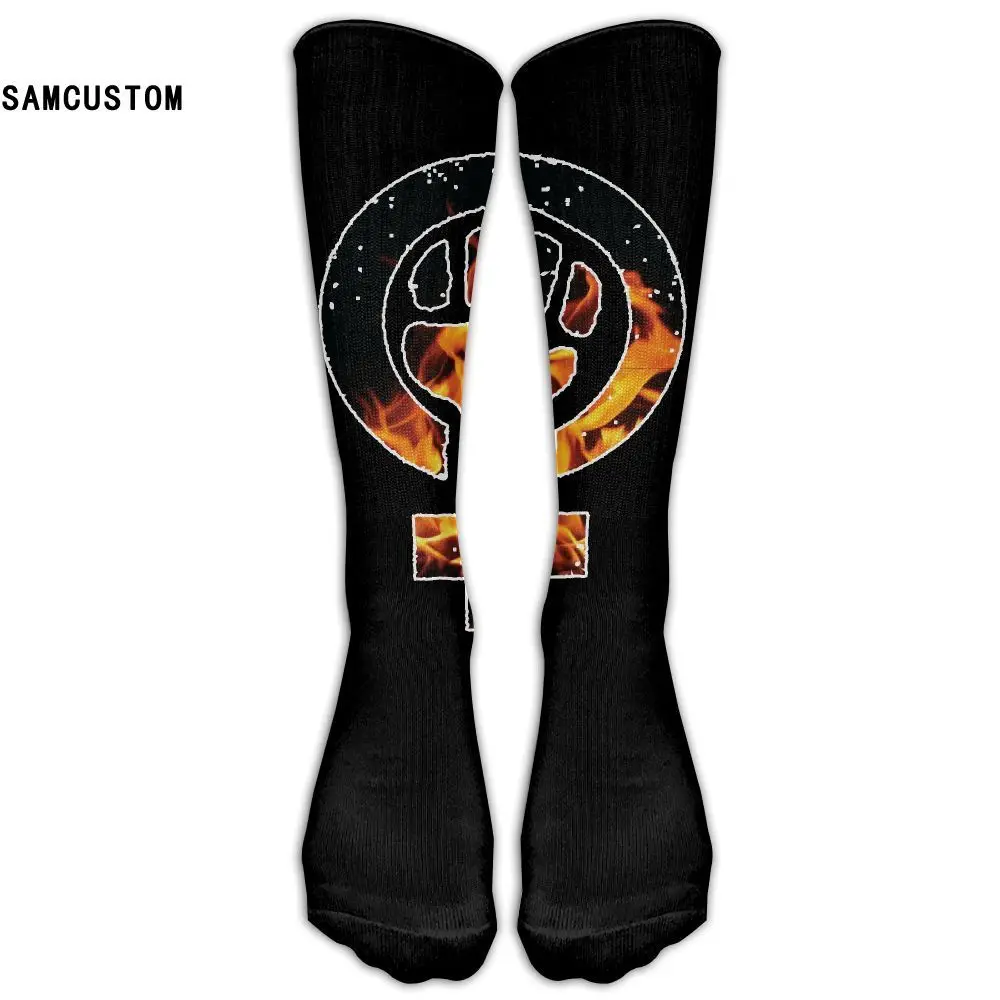 SAMCUSTOM модные гольфы женские хлопковые Гольфы выше колена теплые с 3D принтом|fashion