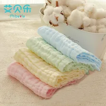 Новинка, 5 цветов, 25 см* 25 см, хлопок, детские нагрудники, 6 слоев, мягкий хлопковый нагрудник для новорожденных, Детская бандана