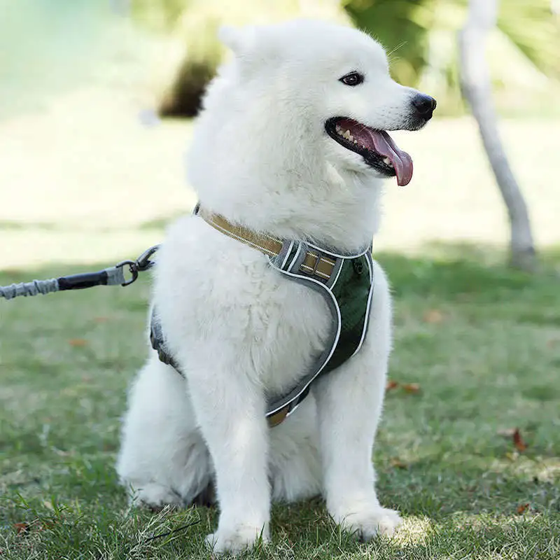 Reflective Dog Vest NO Pull Handle Control Clothes Night Safety Visibility Dogs Vests Breathable