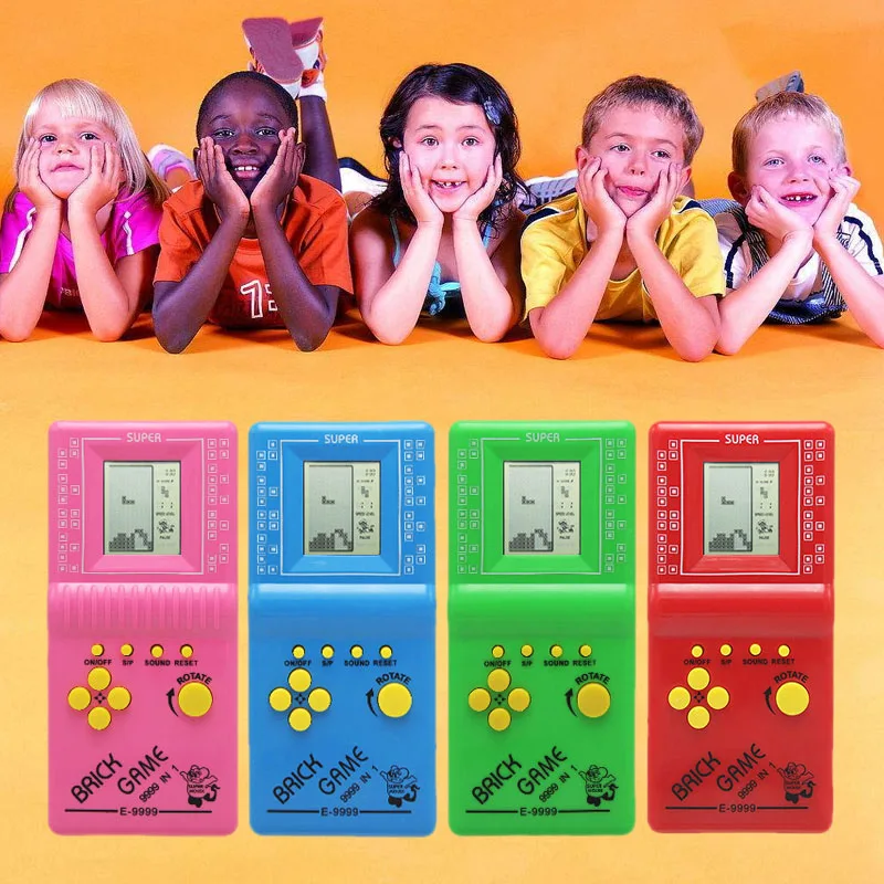 video game Tetris game console Brick Hand Brick Tetris Game Toy 2018 hot sale Drop Shipping