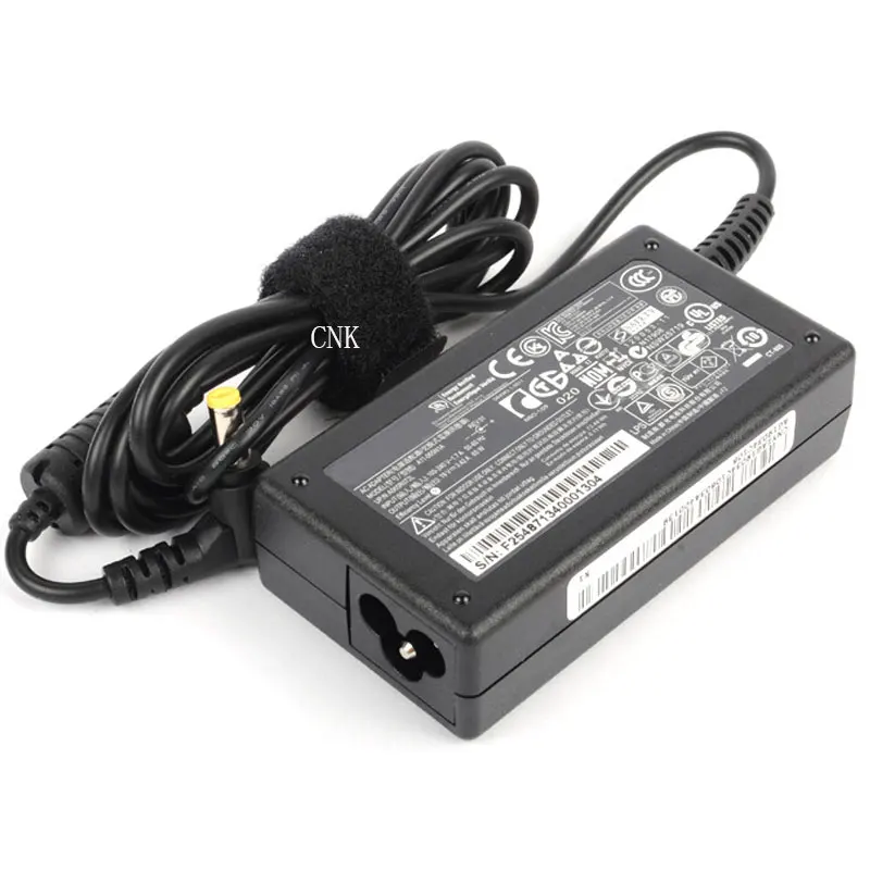 19V 3.42A 65W AC адаптер для ноутбука ACER шлюз MS2285 MS2274 NV78 CPA09-A065N1 A065R035L A11-065N1A ноутбук