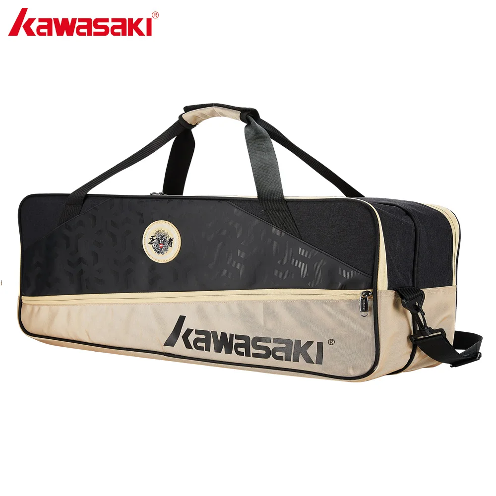 

KAWASAKI Badminton Sports Bags Ergonomics Comfort Strap Tennis Bag for 6 Pcs Racket Badminton Racquet Bag KBB-8640 KBB-8643