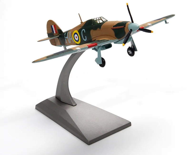 1: 72 ураган бойцов Второй мировой войны модель самолета Моделирование коллекция готовой авиации Военная Униформа наука выставочная модель