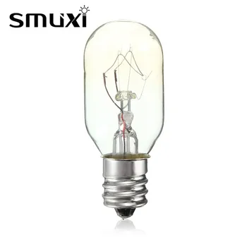 

Smuxi High Temperature 15W/25W Incandescent Bulb E12 Salt Lamp Toaster Oven Refrigerator Light Filament Bulbs Lighting 120V