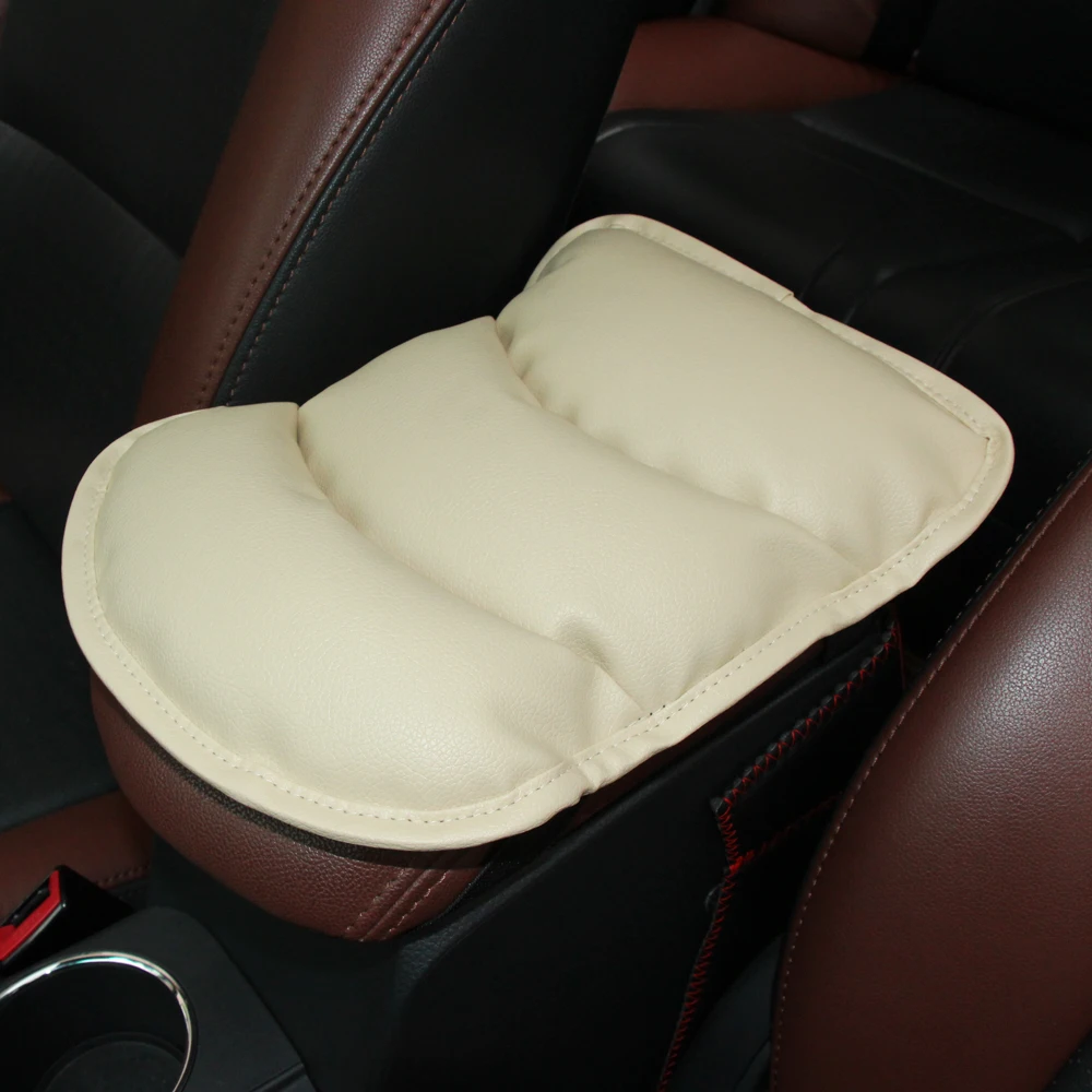 Car Armrests Cover Pad Vehicle Center Console Arm Rest Seat Pad For