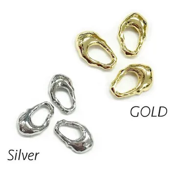 

100 Pcs DIY Nail Designs Decorations Powder Set Nail Art Tools Silver Gold Alloy Accessories 3D For Manicure Polish