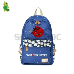 Забавные Охотники за привидениями Дэдпул рюкзак школьные сумки для подростков девочек Для женщин цветок волновой точки рюкзак