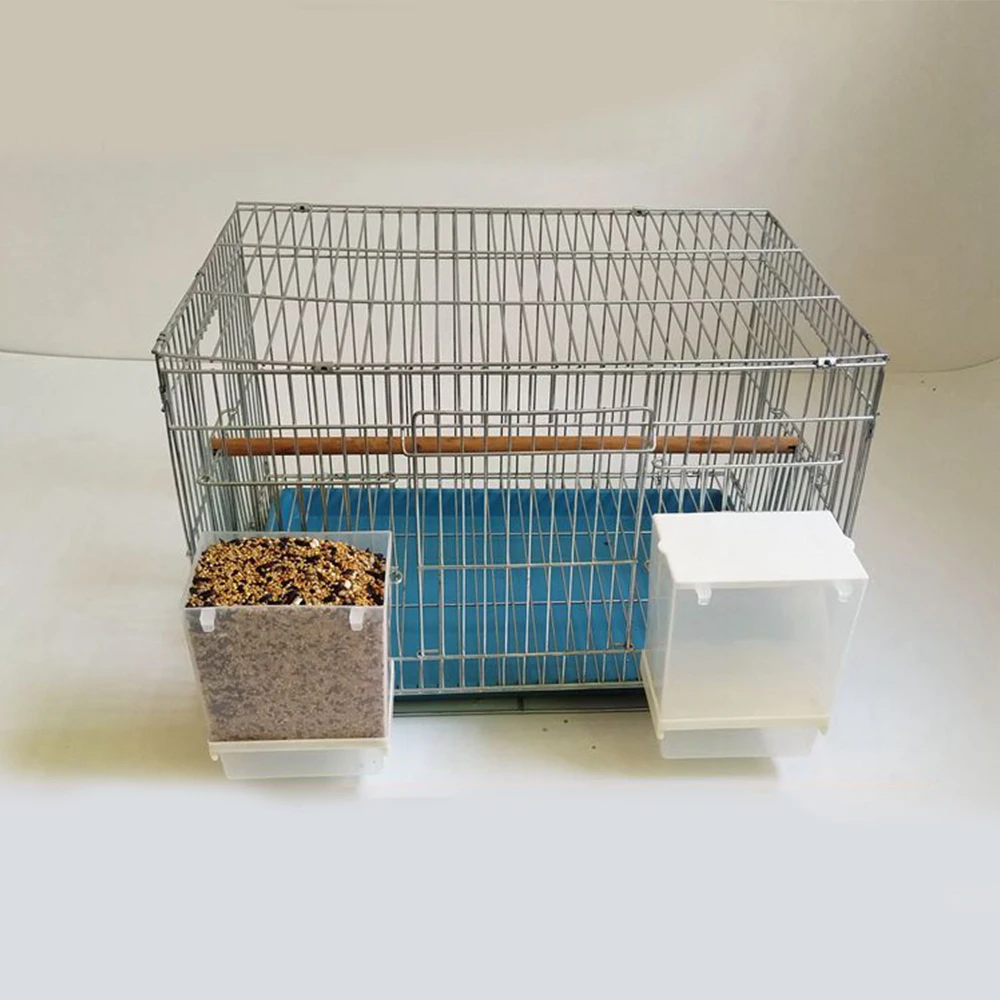 Домашние птицы кормушка для попугаев пластиковая автоматическая коробка для кормления птиц птичья клетка аксессуары 440 мл/850 мл емкость