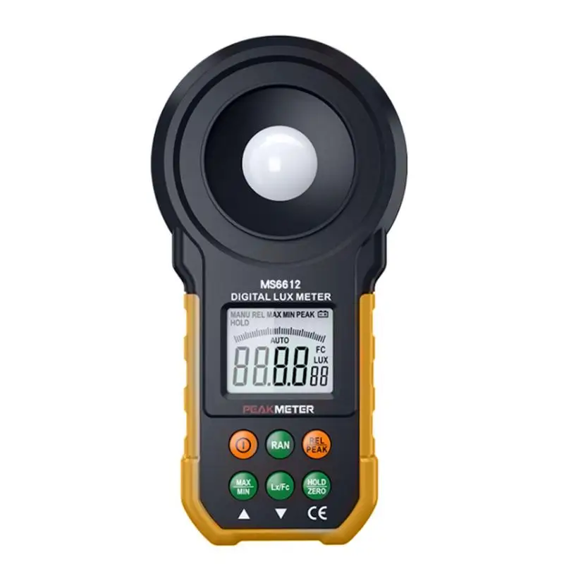 PM6612L Digital Luxmeter Light Meter Lux / FC Meter High Precision
