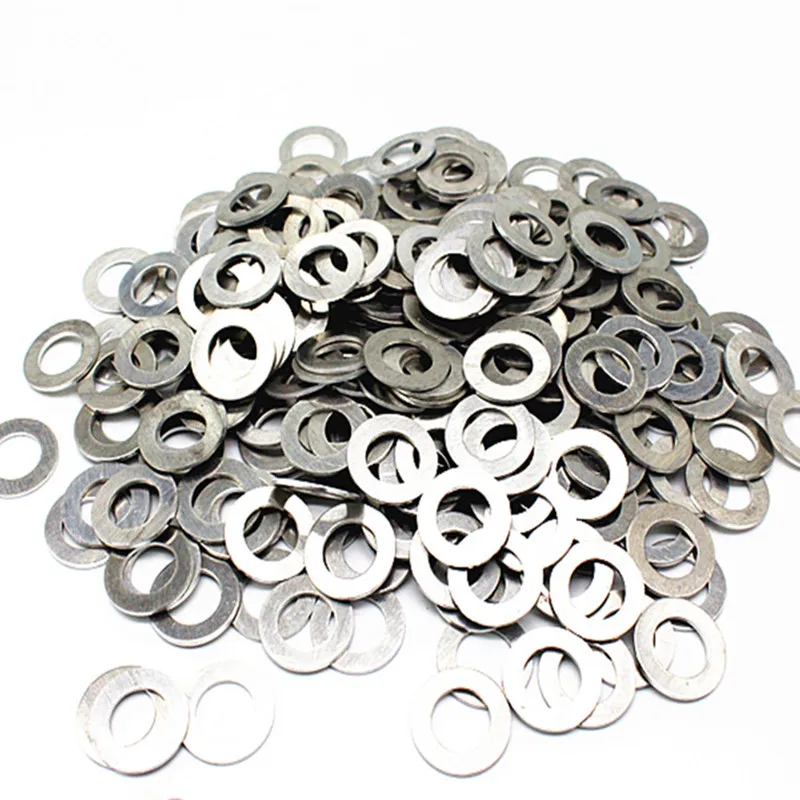 CHENHAN Flat washers 280Pcs M5-M20 Aluminum Flat Gaskets Washers Gasket Metal Sealing Washer Assorted Aluminum Sealing Rings Gasket Set Hard