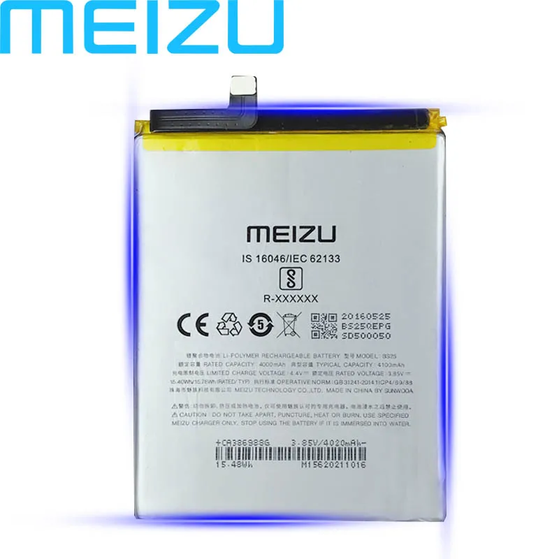 

Meizu 100% Original BS25 4000mAh New Battery For Mei zu M3 Max S685Q S685M PHone high quality+Tracking Number