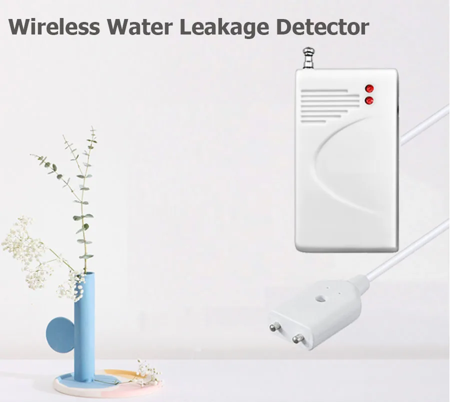 Sgooway Беспроводная сигнализация утечки воды детектор проникновения датчик утечки работает с GSM PSTN SMS Домашняя безопасность для системы сигнализации