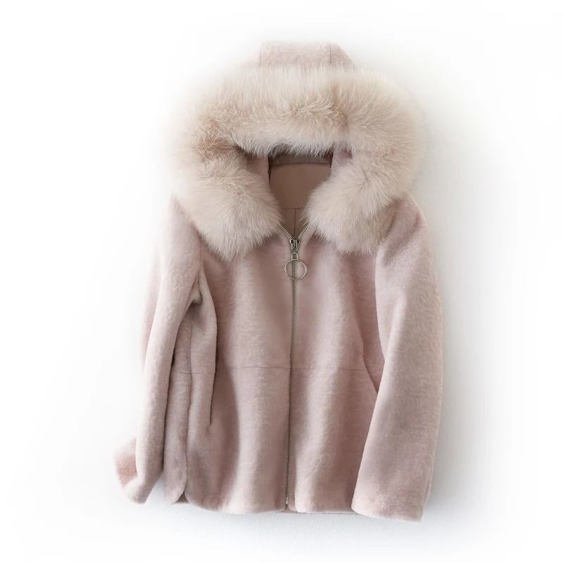 winter jacket women parka real fur coat manteau femme