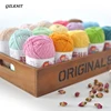 QZLKNIT 40g*10pcs Anti-pilling Combed Skin affinity 4 strands of Milk Cotton Yarn  DIY Crochet baby shoes Rag doll etc 5