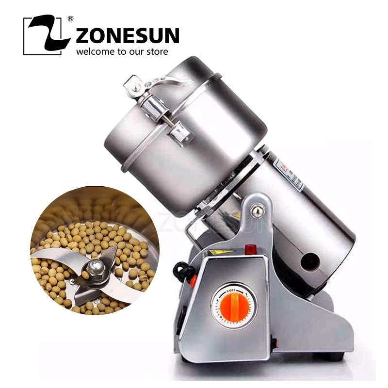 New 220V Stainless Steel Home Electric Mill Herb Grinder Coffee Beans Grinding Grain Cereal Mill Powder Machine Flour 600g New 220V Stainless Steel Home Electric Mill Herb Grinder Coffee Beans Grinding Grain Cereal Mill Powder Machine Flour 600g