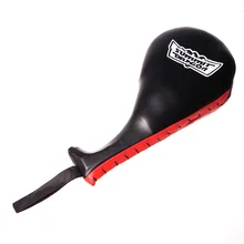 Упаковка из 2 боксерских подушек песочный мешок фитнес тхэквондо MMA ручная ударная подушка из искусственной кожи тренировочные подкладки дети взрослый кик бокс учебное оборудование Муай Тай для ног щиток-мишень