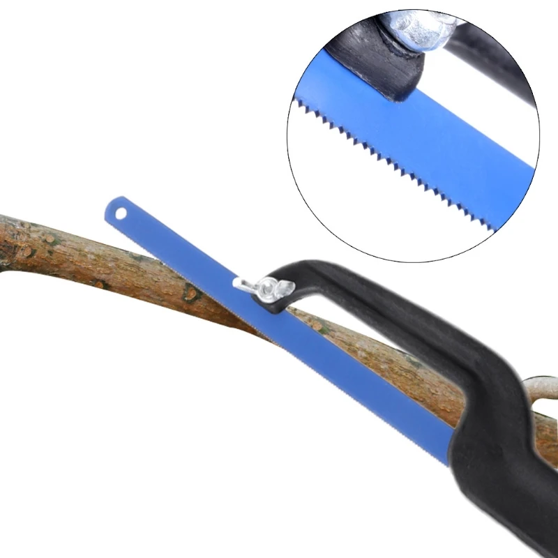 

Blue 10"/12" X24T Teeth Hacksaw Saw 50# Steel Metalworking Blades For Metal Cut 264mm/312mm Hacksaw Blade
