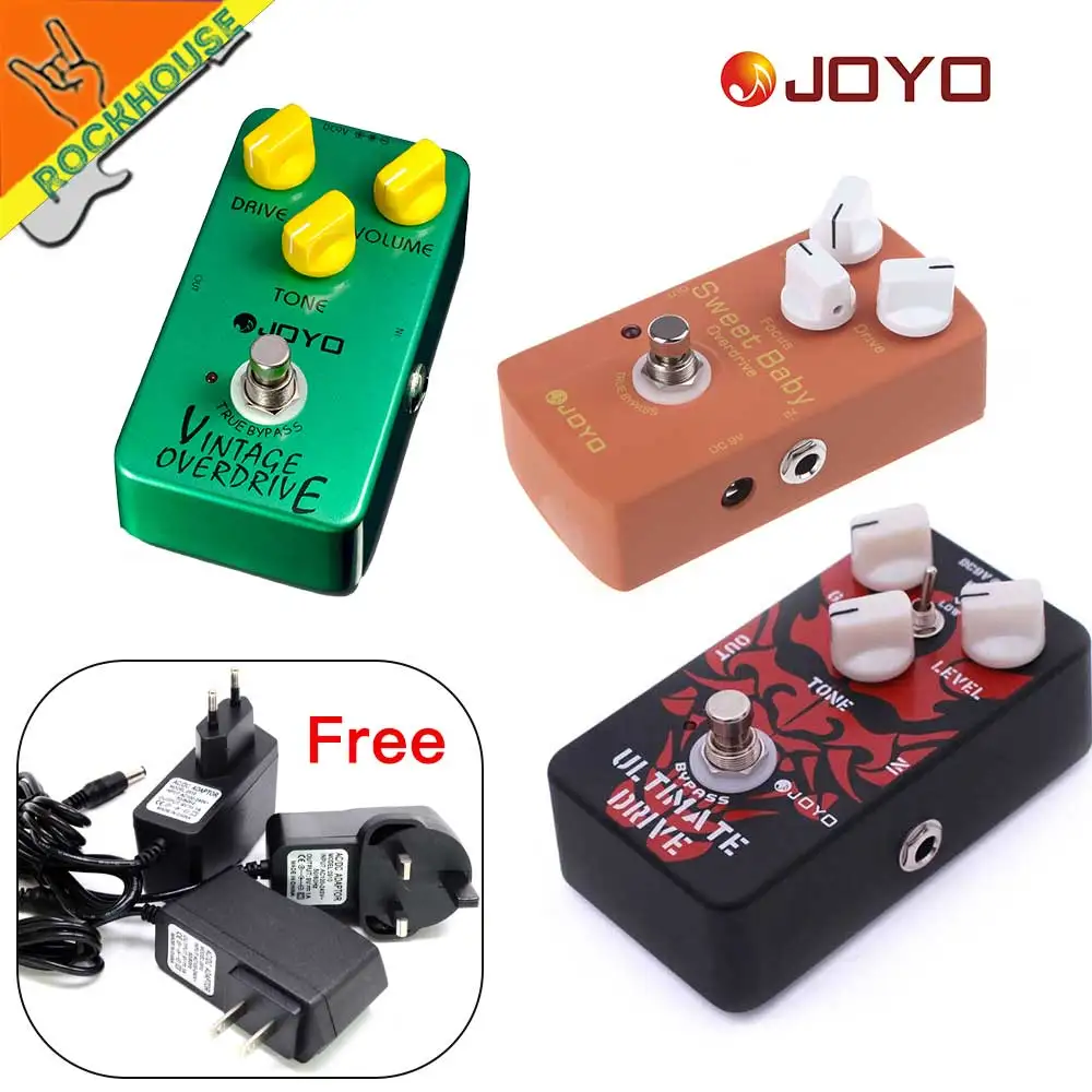 JOYO High gain Overdrive Pedal Guitar Effects Pedal high power Drive