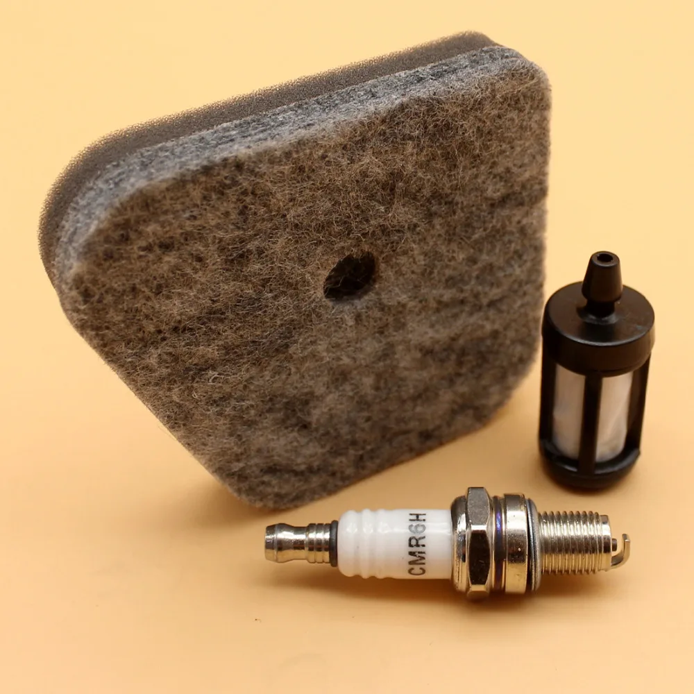 Air Filter Fuel Filter Spark Plug Fit STIHL FS87 FS90 FS100 FS110 FS130 HT100 HT101 KM100 KM110 KM90 HL90 HL95 HL100 Trimmer