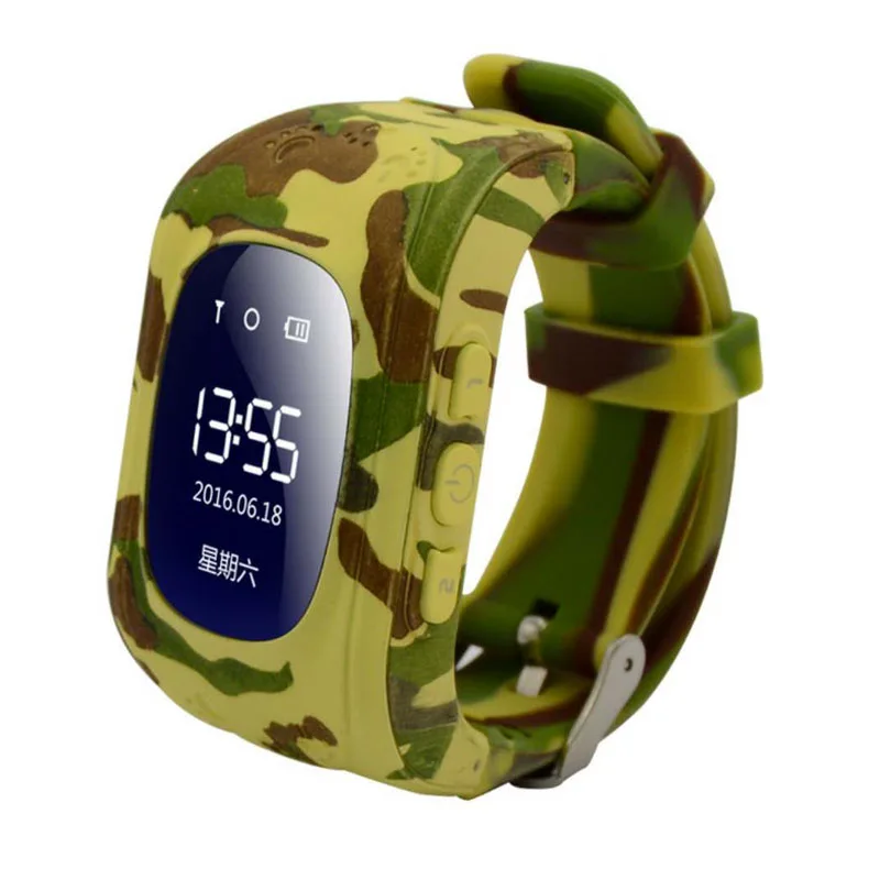 Q50 KIDS SMART WATCH Camouflage Yellow