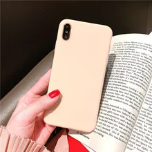 Solid color mobile phone case cover TPU material mobile phone case for Apple mobile phone X 8plus, protect mobile phone anti-dro Solid color mobile phone case cover TPU material mobile phone case for Apple mobile phone X 8plus, protect mobile phone anti-dro