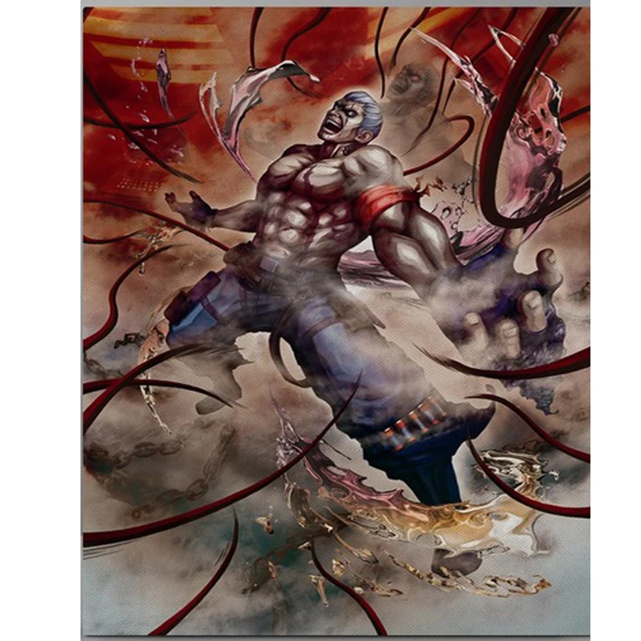 Kazuya Mishima холст Tekken настенные наклейки 5D DIY Алмазная картина кристальная вышивка