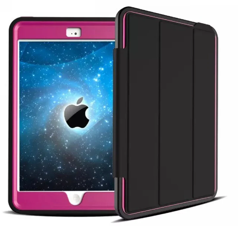 

Kids Safe Armor Shockproof Smart Sleep Wake Up Case for IPad Mini 1 2 3 Cases Heavy Duty Silicone C 3 In 1 Protective cover +Pen